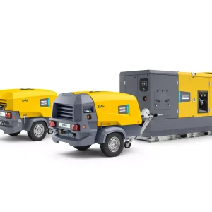 کمپرسور هوای برقی پرتابل اطلس کوپکو E-AIR H185 - H250 - H450 VSD - V1100 VSD